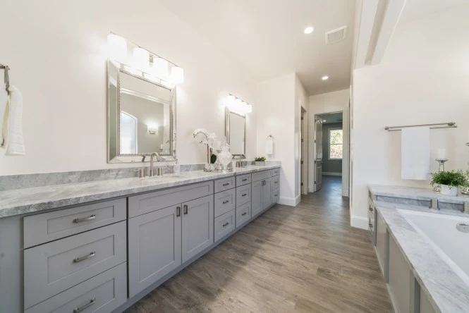 Carrara primary bath