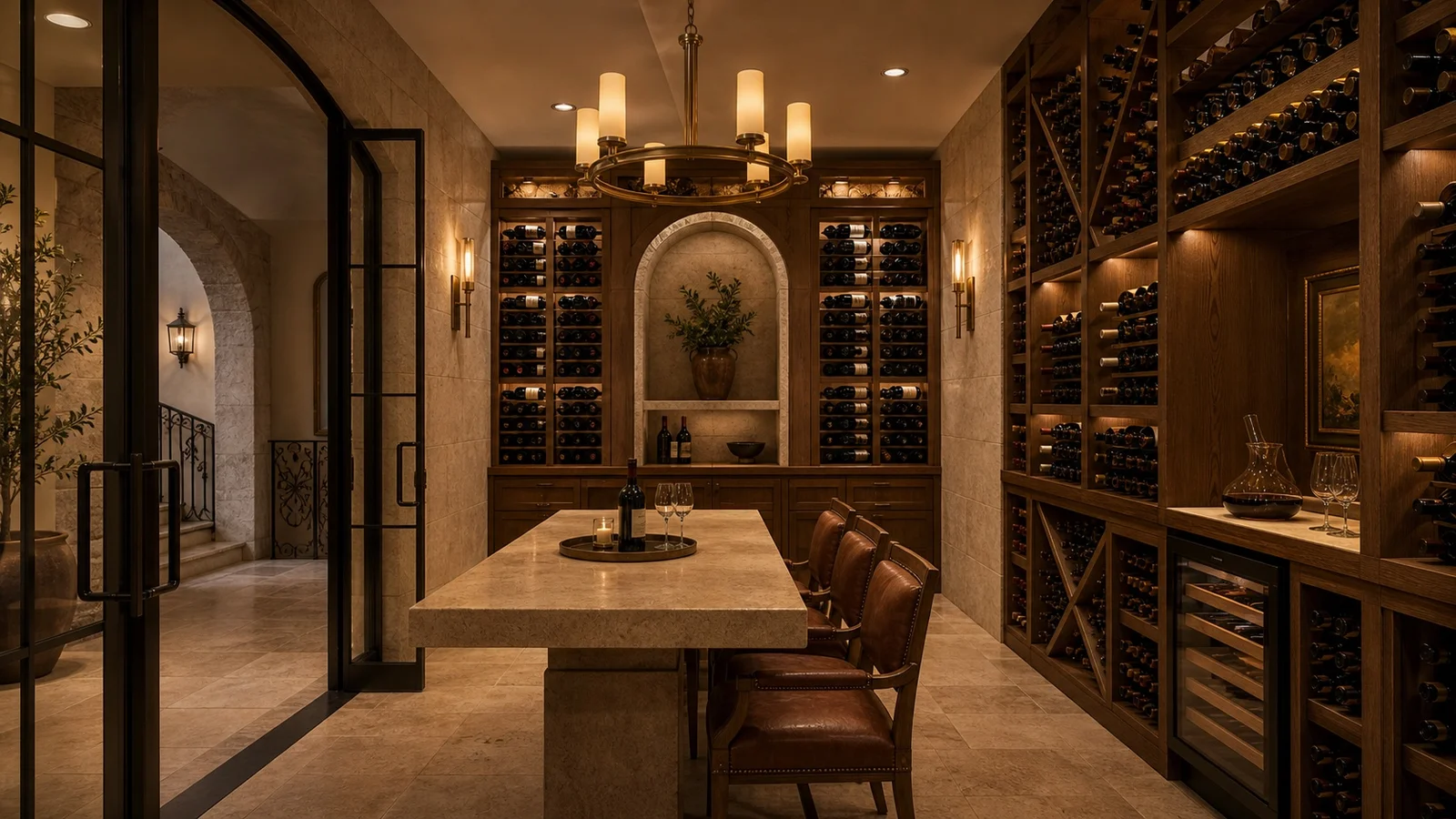 Classic Estate Wine Room