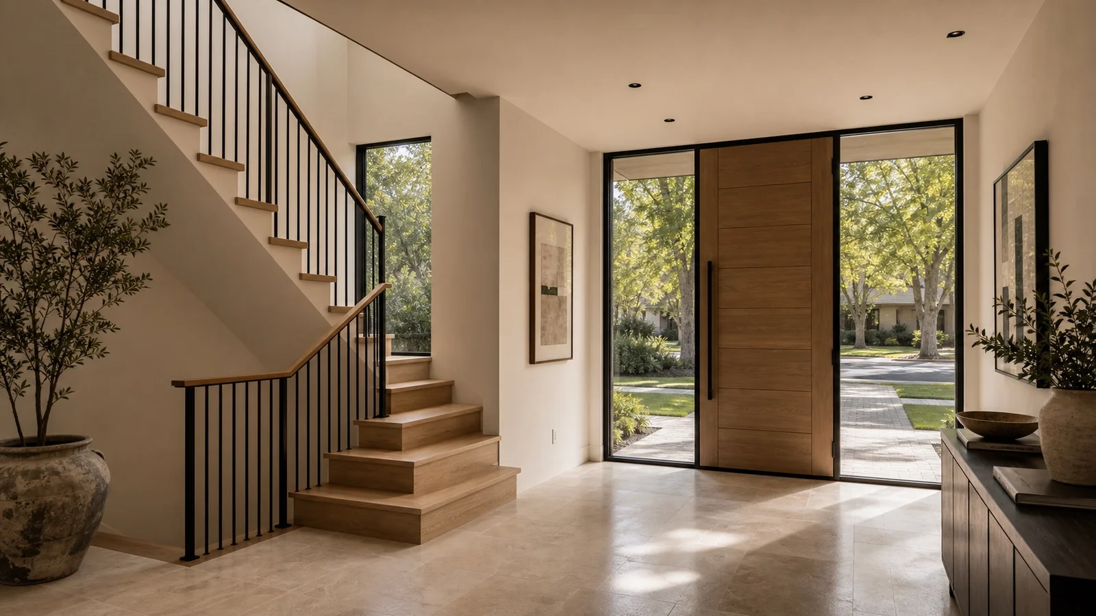 North Central Entry Stair