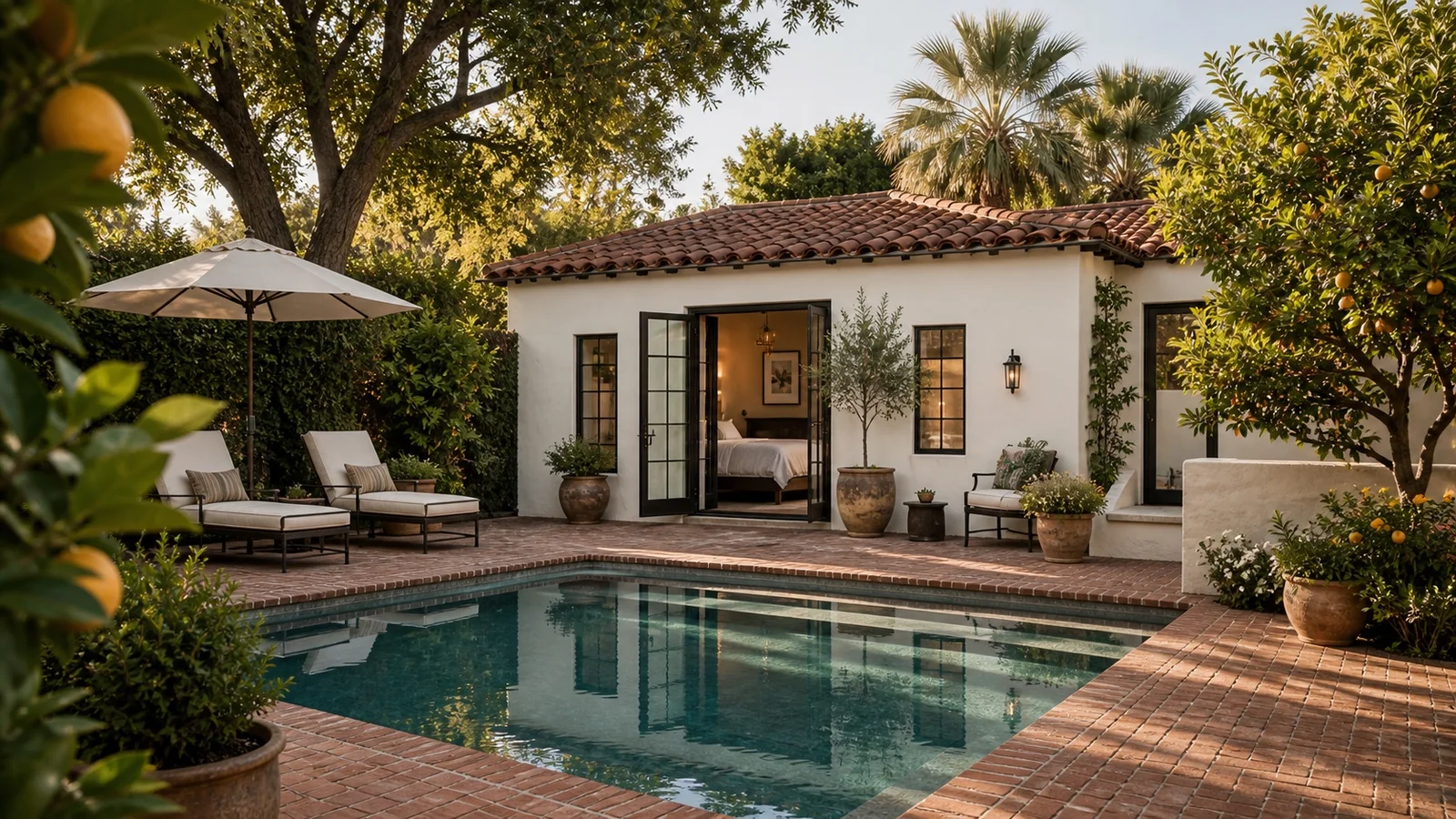 Pool & casita