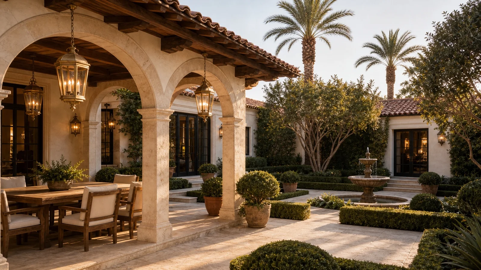 Garden patio