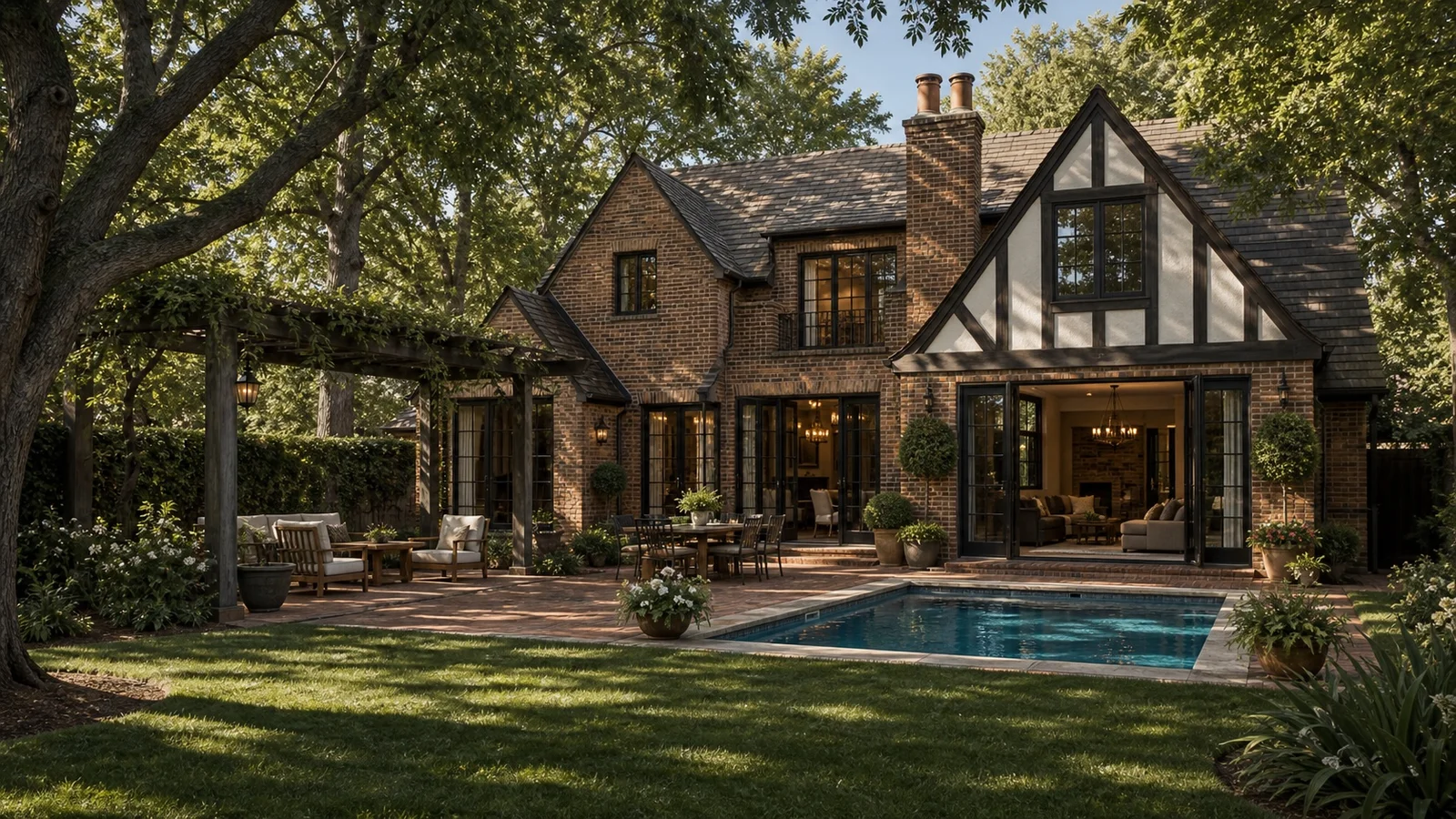 Garden & pool